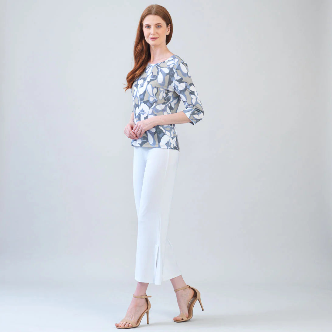 Orchid Veil Scoop Neck Blouse
