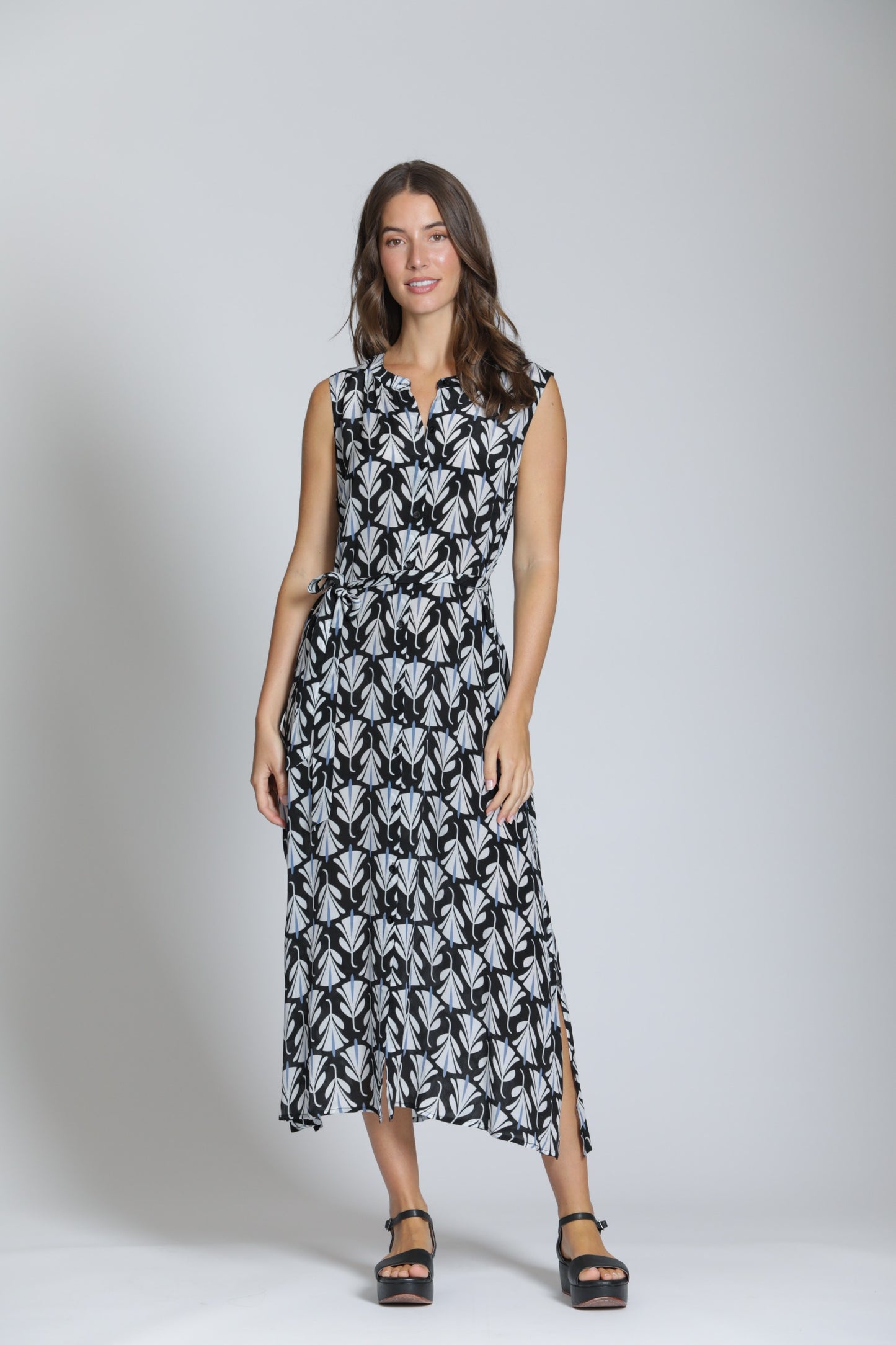 Button Down Maxi Dress