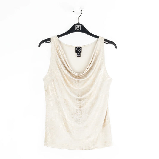 Shimmer Cowl Tank