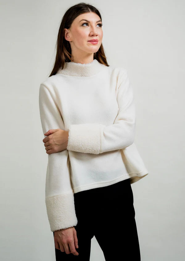 Sherpa Mock Neck Sweater