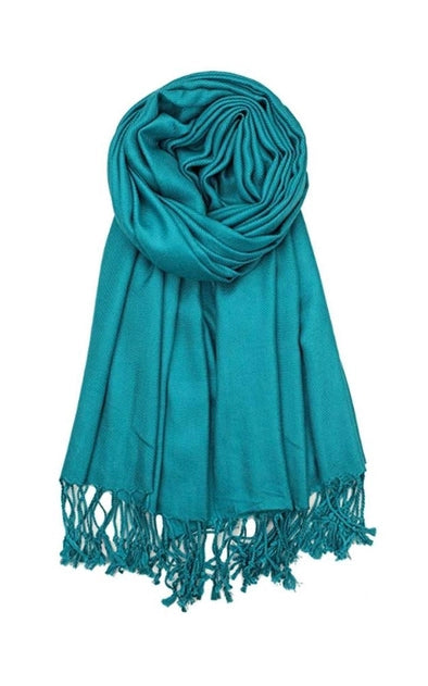 Teal Pashmina Shawl