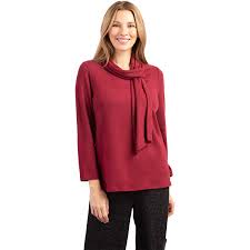 Tie Neck Pullover