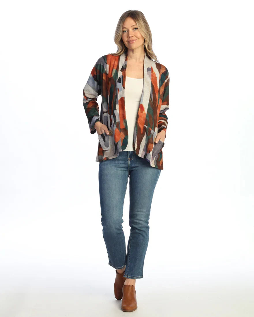 Golden Open Cardigan