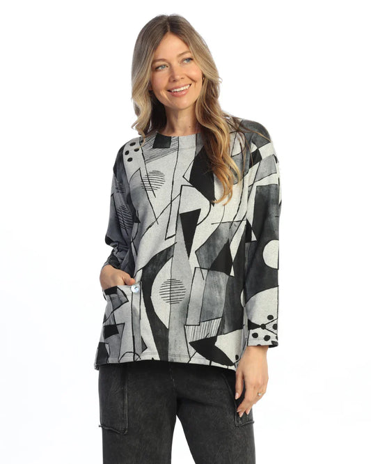 Noir Pocket Blouse