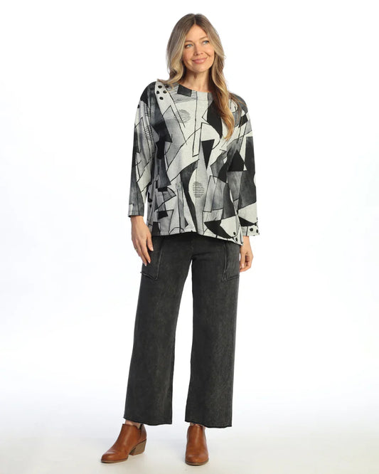 Noir Pocket Blouse