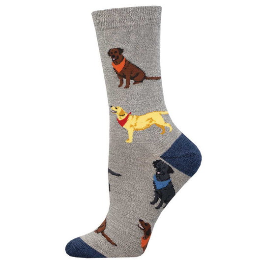 Graphic Bamboo Crew Socks