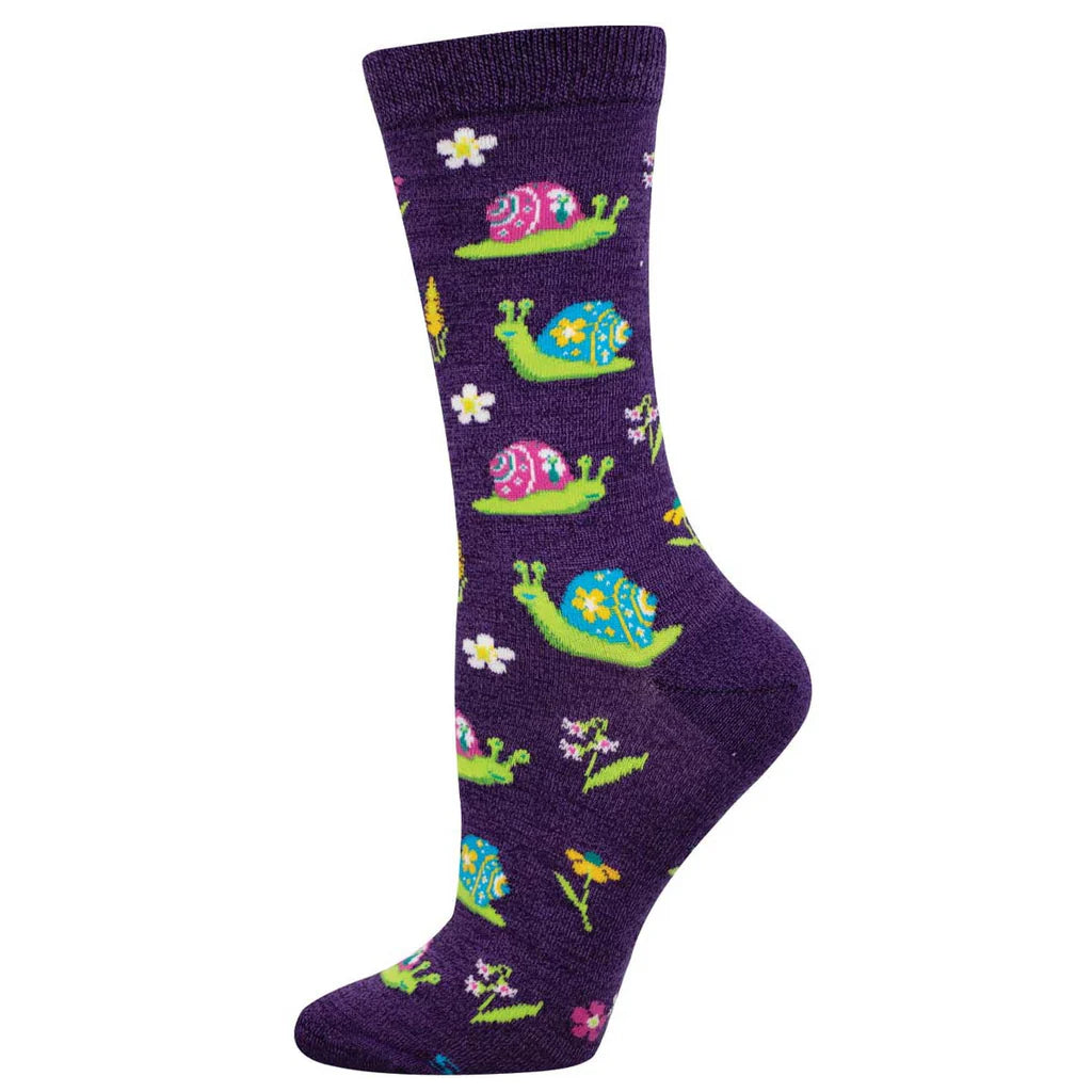 Graphic Bamboo Crew Socks
