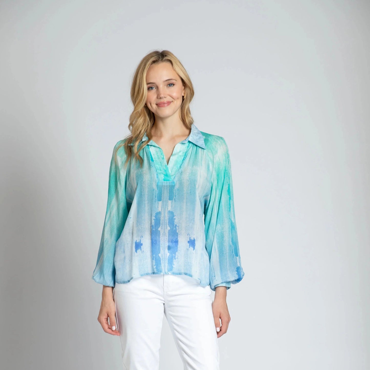 Brushed Blues Blouse