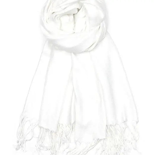 White Pashmina Shawl