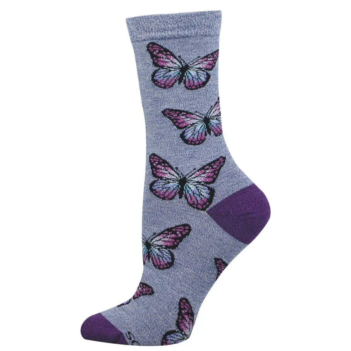 Graphic Bamboo Crew Socks