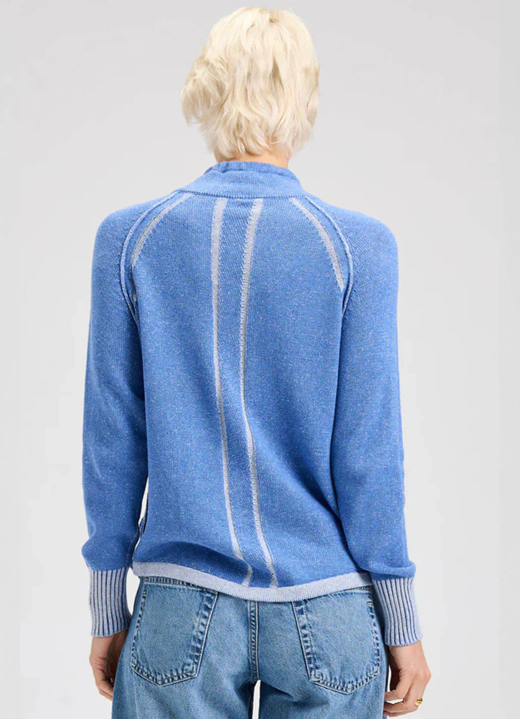 Two-Tone Zip Up