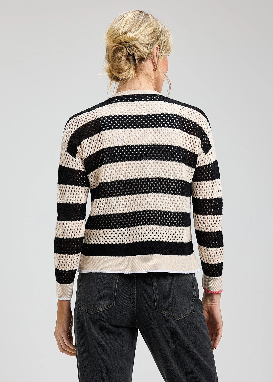 Mesh Knit Cardigan