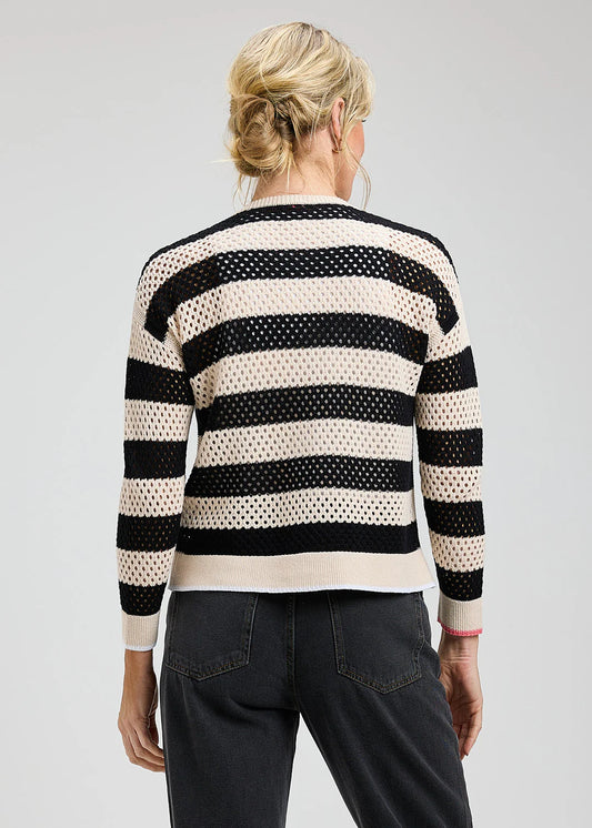 Mesh Knit Cardigan