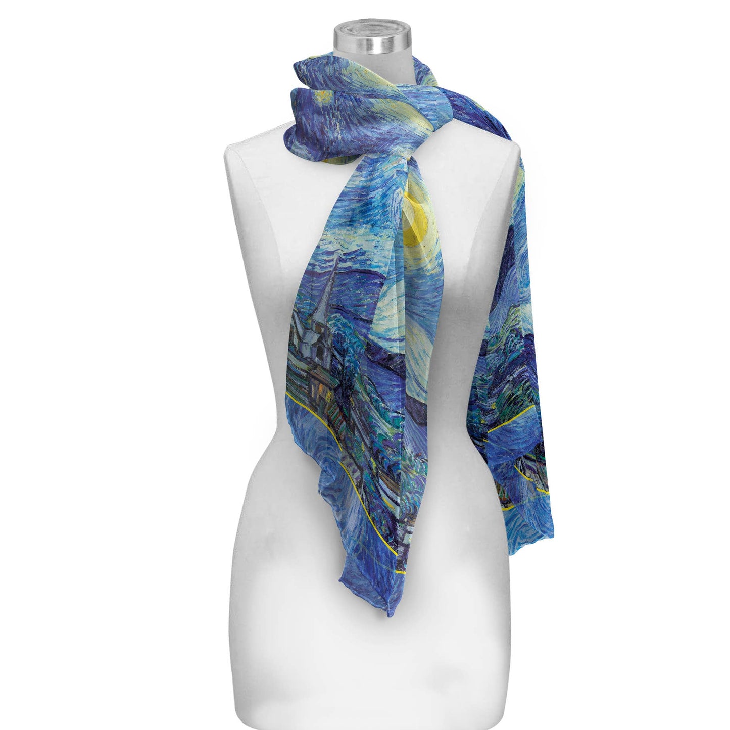 Sheer Scarf - van Gogh Starry Night