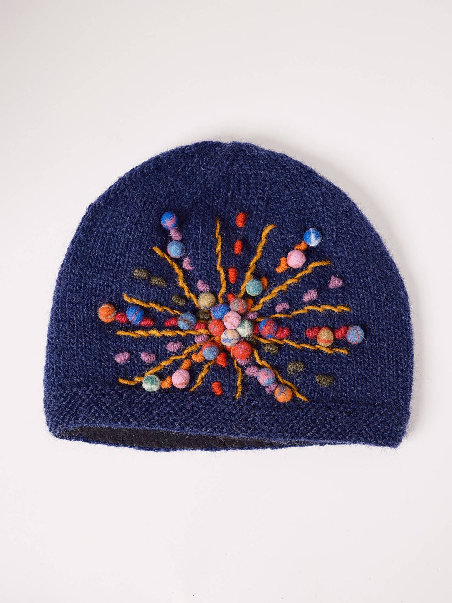 Felted Star Wool Beanie