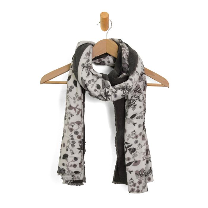 Cozy Floral Scarf