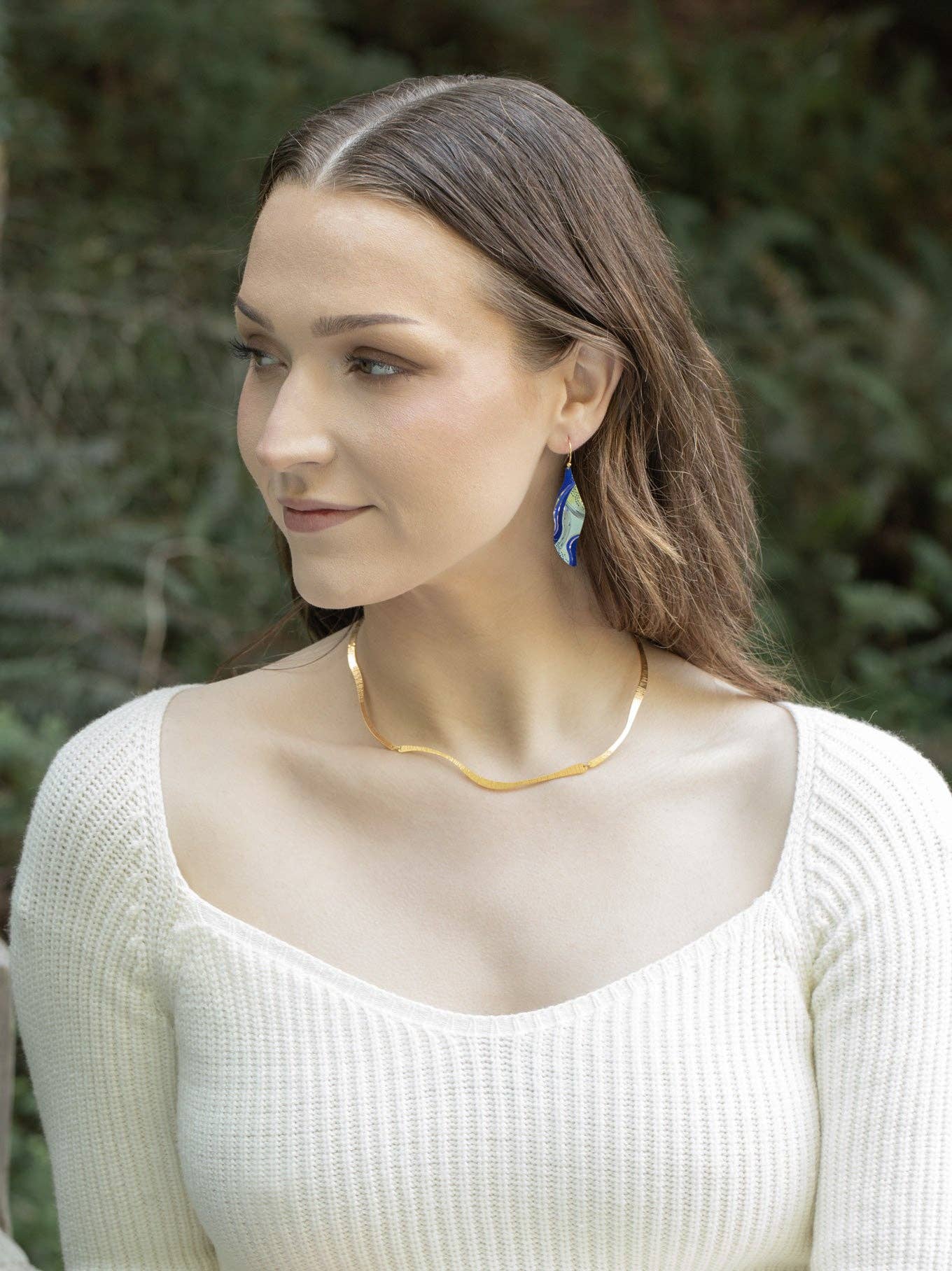 Holly Yashi - Turning Leaf Earrings