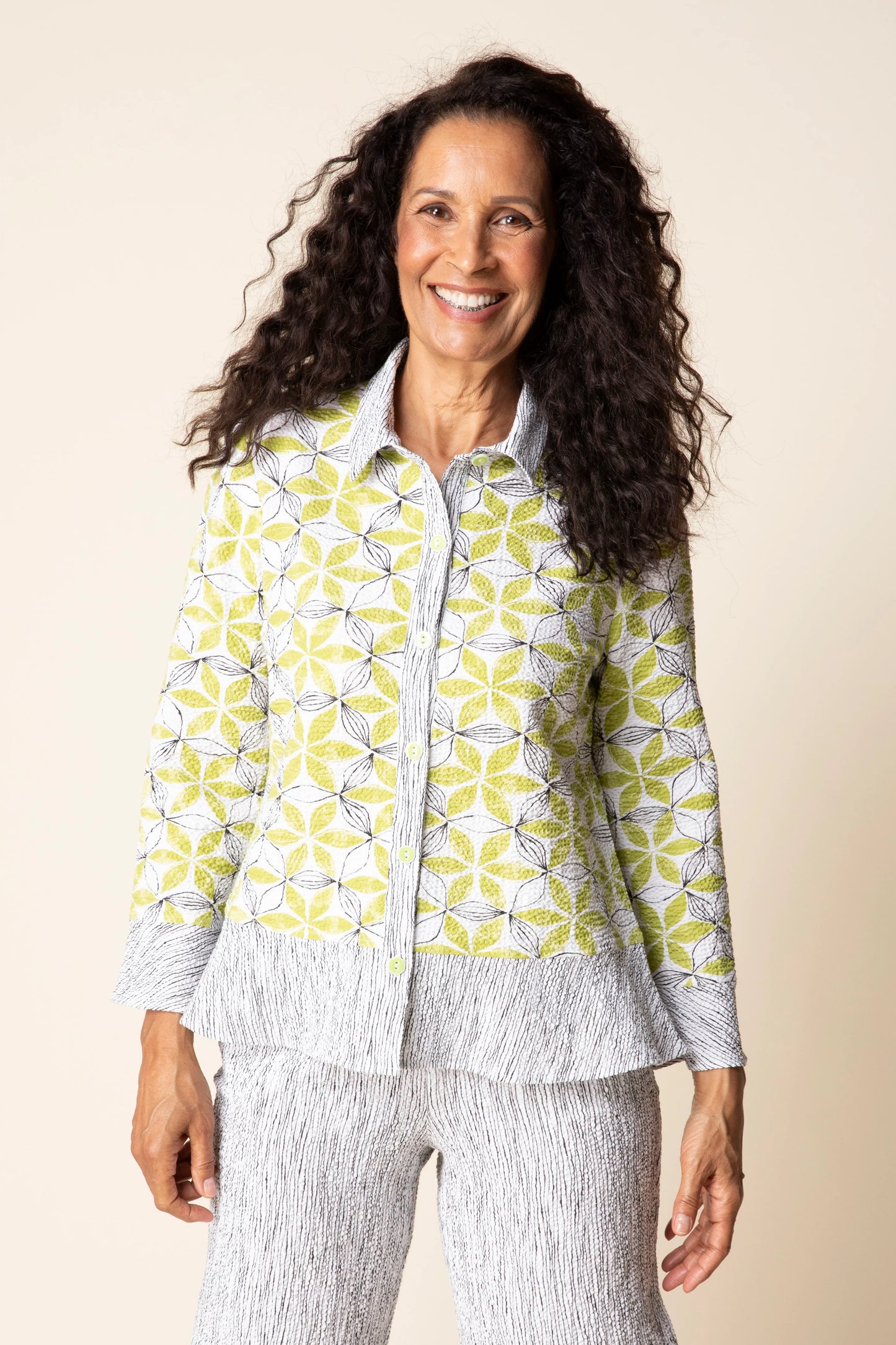 Floral Flounce Shirt