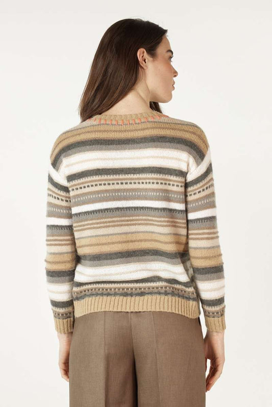 Mohair Stripe Sweater