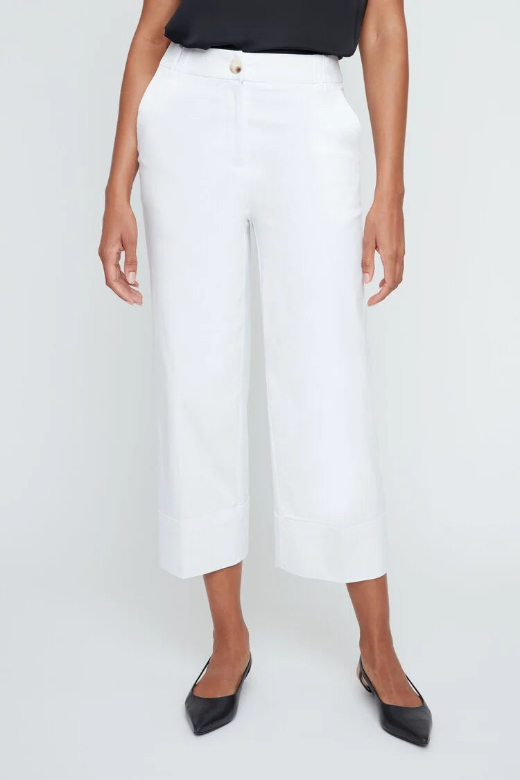 Cropped Straight Pants