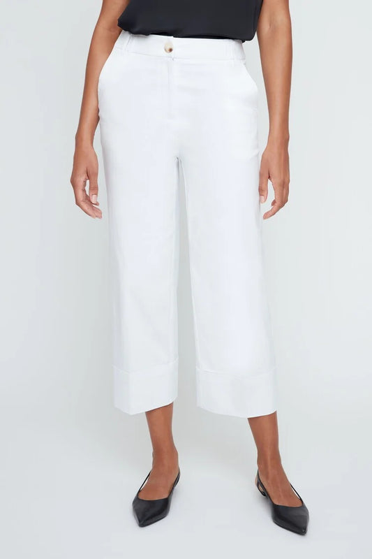 Cropped Straight Pants