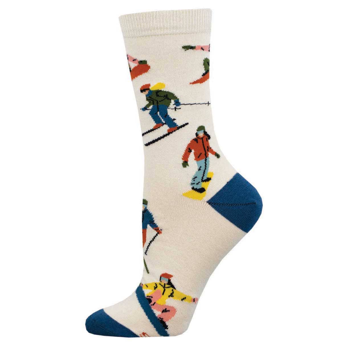 Graphic Bamboo Crew Socks
