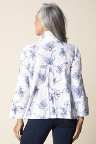 Crinkle Wild Flowers Blouse