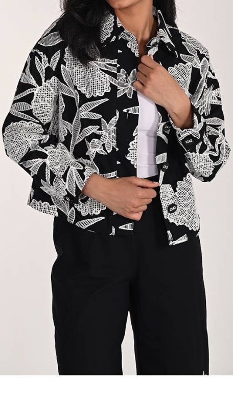 Embroidered Floral Jacket