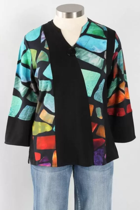 Bebe Gems V-neck Top