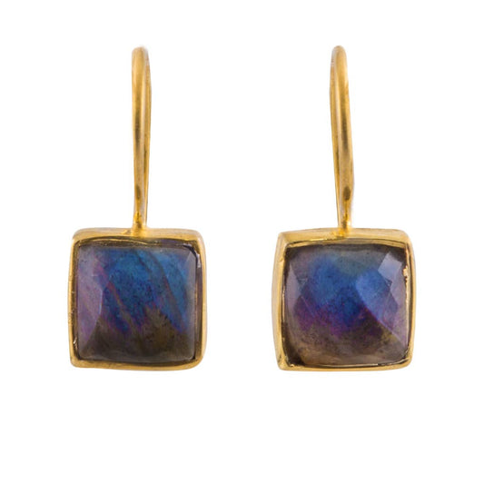 Village Square Labradorite Vermeil Earrings