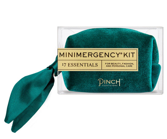 Velvet Scarf Minimergency Kit: Pine