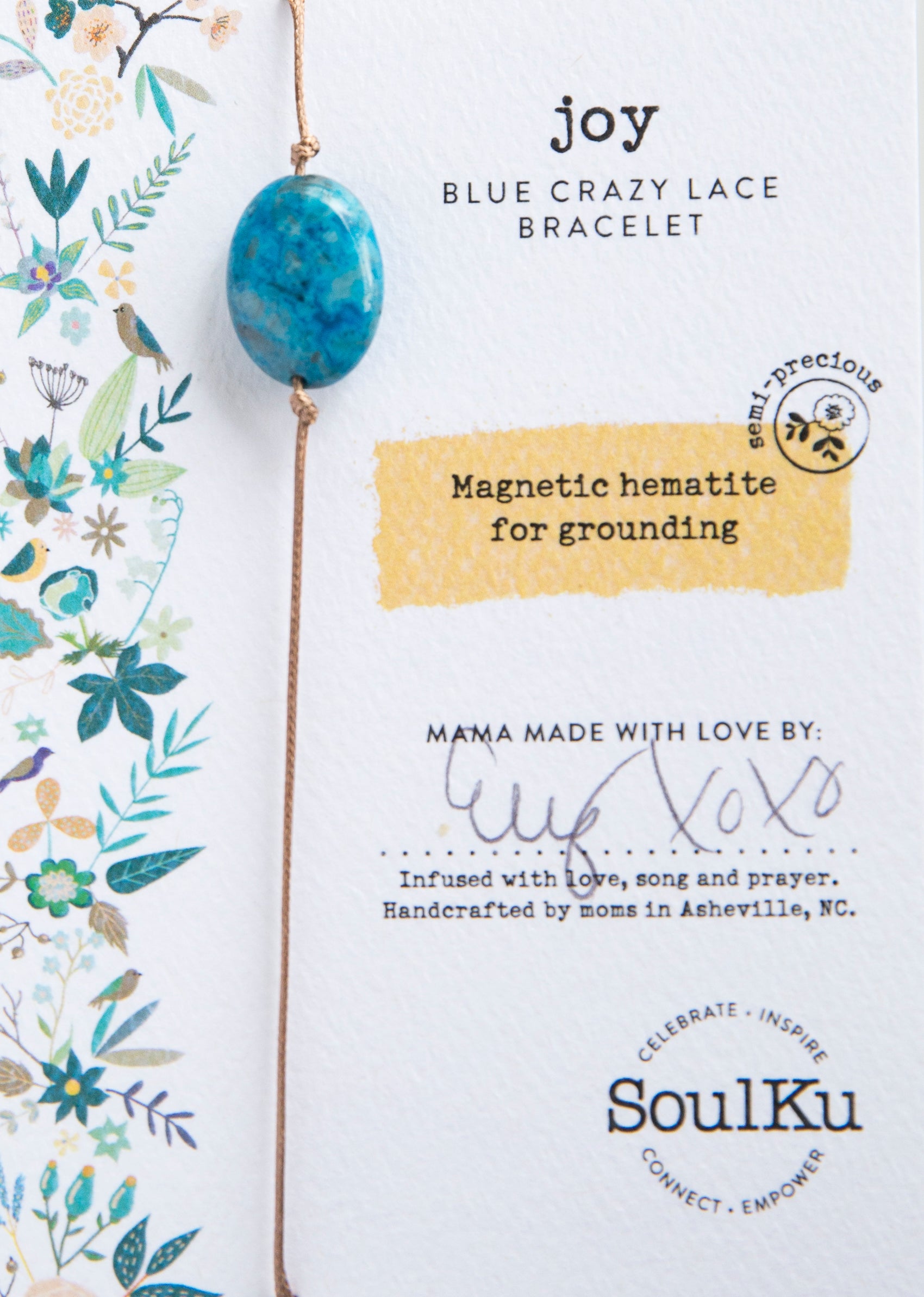 Crazy Lace Agate Rose Quartz Soulku adjustable nylon slide semi-precious stone hand made bracelet for girls women 