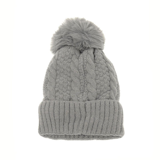 Classic Cable Pompom Hat