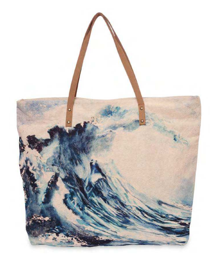 Print Canvas Large Tote