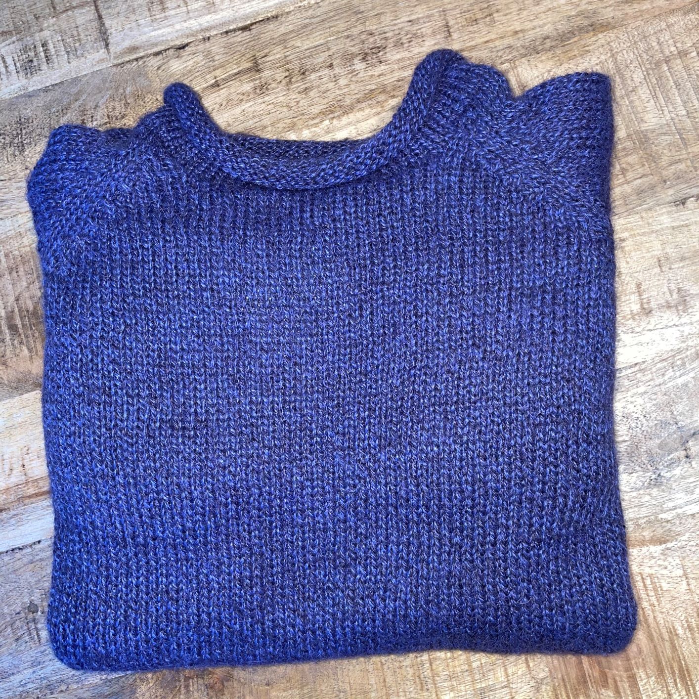 Roll Neck Alpaca Sweater