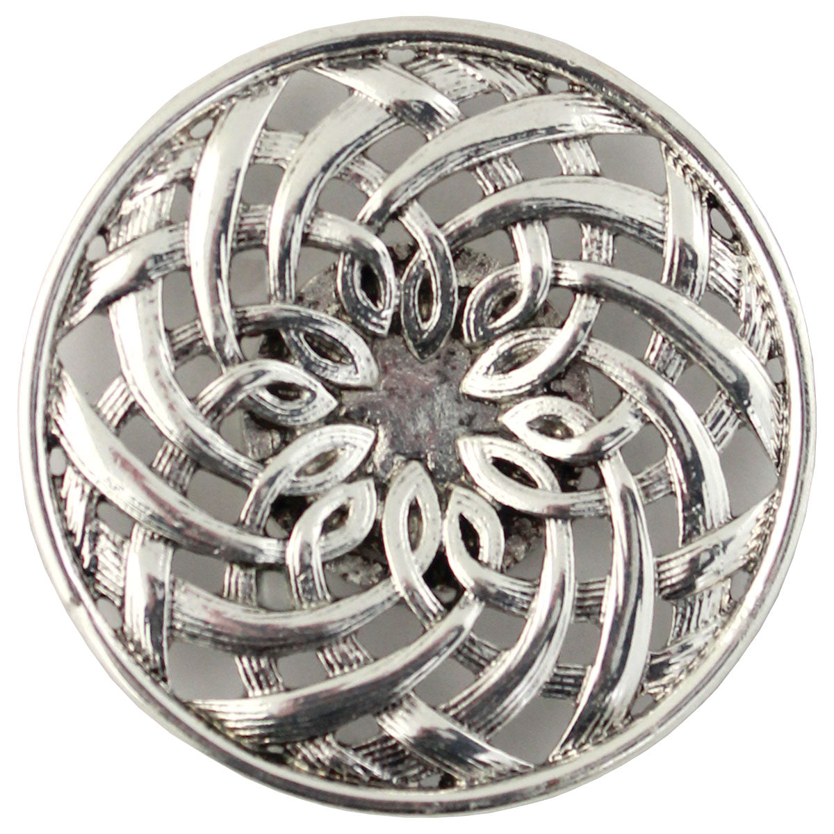 Celtic basket weave round. Magnetic Brooch for Scarves Artistic Sculptural shapes add a personality to absolutely anything you wish to put your stamp on! The Super Strong Magnet is enough for a jacket lapel! Use to hold a sarong or cardigan together.  Great to adorn a hat or to hold a scarf in place with Fabric Safe Magnet.