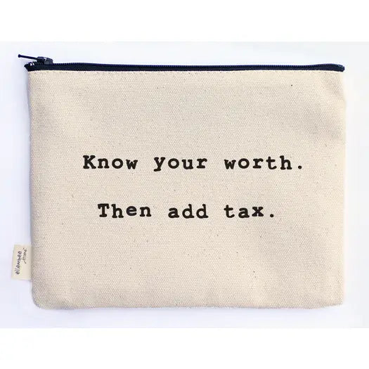 Know Your Worth Pouch