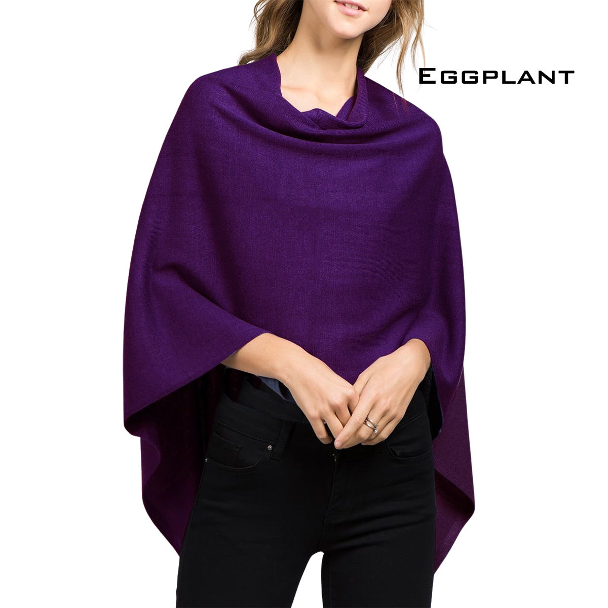 Cashmere Feel Poncho